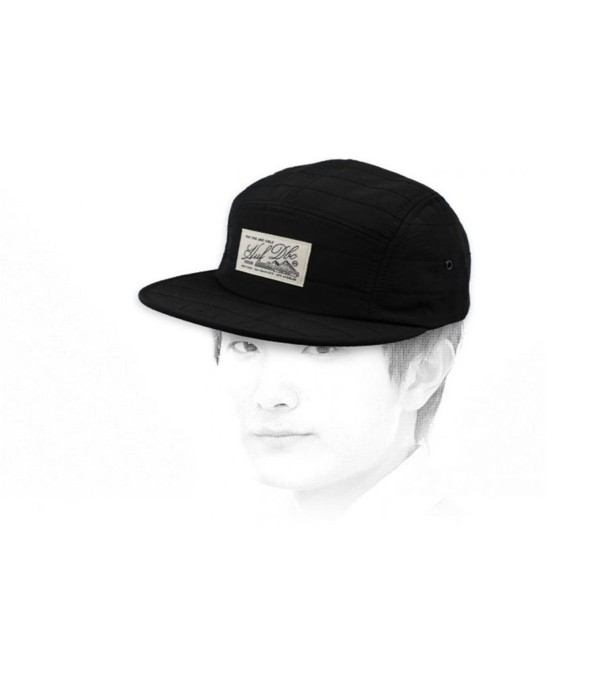 Huf cap 5 zwart paneel Tundra Volley 5 Panel black